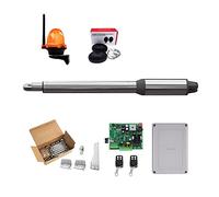 (660lb) Kit d'ouvre-porte automatique à une seule balançoire adapté à l'ouverture de portails/moteur de portail alimenté à l'énergie solaire en option for la sécurité à domicile/ferme/garage/entrepris