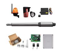 (660lb) Kit d'ouvre-porte automatique à une seule balançoire adapté à l'ouverture de portails/moteur de portail alimenté à l'énergie solaire en option for la sécurité à domicile/ferme/garage/entrepris