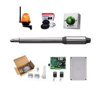 (660lb) Kit d'ouvre-porte automatique à une seule balançoire adapté à l'ouverture de portails/moteur de portail alimenté à l'énergie solaire en option for la sécurité à domicile/ferme/garage/entrepris