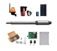 (660lb) Kit d'ouvre-porte automatique à une seule balançoire adapté à l'ouverture de portails/moteur de portail alimenté à l'énergie solaire en option for la sécurité à domicile/ferme/garage/entrepris
