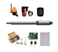 (660lb) Kit d'ouvre-porte automatique à une seule balançoire adapté à l'ouverture de portails/moteur de portail alimenté à l'énergie solaire en option for la sécurité à domicile/ferme/garage/entrepris