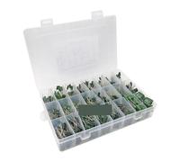 660PCS/lot 24Value Capacitor kit 100V 2A221J to 2A474J Polyester Film Capacitor Assorted Kit 0.47nF 0.68nF 1nF 2.2nF Capacitors NWPNLXEA