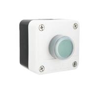 660V 10A un bouton vert réinitialisation momentanée ABS boîte en plastique étanche bouton-poussoir interrupteur for ouvre-porte