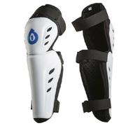 661 Comp Genouillères Mixte Adulte, Blanc/Noir, S