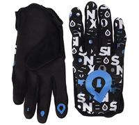 661 Comp Repeater Gants Mixte Adulte, Noir/Bleu Cyan, XXL