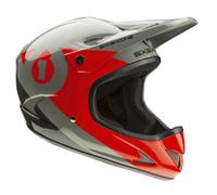 661 Rage Casque Noir/Rouge M