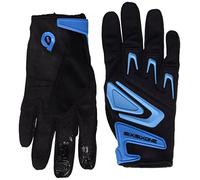 661 Rage Gants Mixte Adulte, Noir/Bleu Cyan, XXL