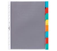 [6631-19] DURABLE Jeu Pochette-intercalaire 8 Positions Transparent A4 Onglet...