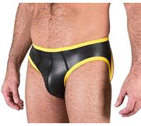 665 Petit Slip de Sport en néoprène Jaune Ouvert pour Maintenant