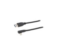 66502 Câble USB 1.1,USB 2.0,USB 3.0 USB A Mâle,USB C Connecteur d'angle Goobay