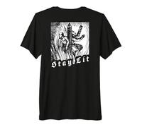 666 Burning Witches Occulte T-Shirt Haut de Gamme