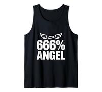 666% Humour Noir drôle Ange Débardeur