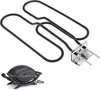 66631/65621 Éléments chauffants de rechange pour barbecue électrique Weber, compatible avec Weber Q140, Q1400, éléments chauffants Weber, acier inoxydable, spirale chauffante 230 V, 2200 W