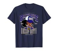 667 Code régional Baltimore Maryland Drapeau Blaq Girl Bmore Pride T-Shirt