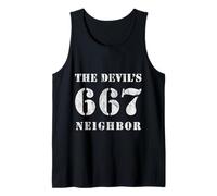 667 The Devil's Neighbor - Humour Noir - v2 Vintage Débardeur