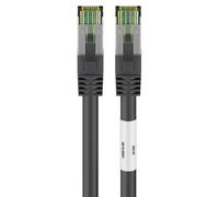 [66724] Goobay Câble de Raccordement cat 8.1 S/FTP (PiMF), noir, 5 m