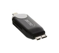 66779b Lecteur de carte OTG avec micro USB 3.0 et micro USB 2.0 Dual Interface pour SDXC/MicroSDXC Noir