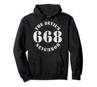 668 The Devil's Neighbor - Humour Noir - v3 Vintage Sweat à Capuche