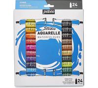 [668920] Pébéo Etui de 24 tubes de peinture aquarelle fine 12ML
