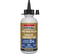 66A - Colle à bois PU résistant à l'eau D4 - Soudal - 75 g