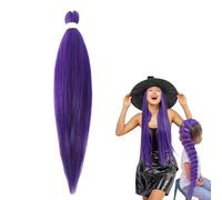 66cm Perruque Déguisement Hunter, Perruque Violette Tressées Pour En-fants Et Adultes, Coiffures De Chanteur Pop Accessoires De Cosplay D'Halloween, Cadeau Pour Femmes Filles (Violet, 1pc)
