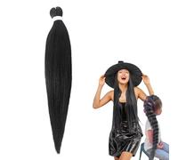 66cm Perruque Déguisement Hunter, Perruque Violette Tressées Pour En-fants Et Adultes, Coiffures De Chanteur Pop Accessoires De Cosplay D'Halloween, Cadeau Pour Femmes Filles (Noir, 1pc)
