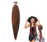 66cm Perruque Déguisement Hunter, Perruque Violette Tressées Pour En-fants Et Adultes, Coiffures De Chanteur Pop Accessoires De Cosplay D'Halloween, Cadeau Pour Femmes Filles (Marron, 1pc)