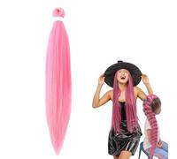 66cm Perruque Déguisement Hunter, Perruque Violette Tressées Pour En-fants Et Adultes, Coiffures De Chanteur Pop Accessoires De Cosplay D'Halloween, Cadeau Pour Femmes Filles (Pink, 1pc)