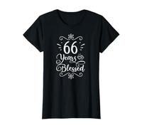 66e Anniversaire 66 Ans béni Religieux Jésus Dieu T-Shirt