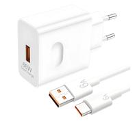 66W Chargeur Rapide pour Honor Magic 400 Lite 6/7/8 Lite 6Pro V5 V3 X6b X7 | Adaptateur Secteur USB C Super Charge avec Câble 1m pour Honor X6c X7b X8d X9c X9d pour Pura 70 Pad 10 X9a