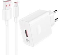 66W Supercharge Chargeur Rapide et 1M 6A Câble USB C pour Huwei Honor 90 70 MagicV2 RSR Magic V3 Mate 40 Pro, Chargeur USB pour Honor Magic6 Lite 200 Smart 200 Lite X6b X7b 70 Lite X8a X7a X6a Magic5