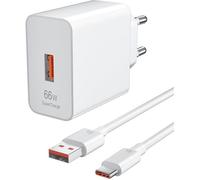 66W Supercharge Chargeur Rapide pour Honor 90 Lite 200 Lite, ACOCOBUY Chargeur Rapide avec 6A Câble USB C 1m, Supercharge Chargeur