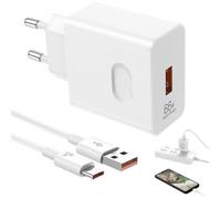 66W Supercharge Chargeur Rapide pour Honor Huawei 200 Lite 400 Magic7 Lite,Chargeur Rapide Supercharge avec USB C 1.5m pour Honor 90