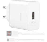 66W Supercharge Chargeur Rapide pour Huawei Honor,USB C Chargeur avec Câble USB C 1m 6A,Adaptateur Chargeur pour Huawei Pura 70,Mate 60 Pro,Honor 200 Lite,90 Lite,Magic6 Lite,Magic6 Magic7 Lite