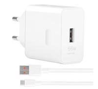 66W Supercharge Chargeur Rapide pour Huawei Honor, USB C Chargeur avec Câble USB C 1m 6A, Adaptateur Chargeur pour Huawei Pura 70, Mate 60 Pro, Honor 200 Lite,90 Lite, Magic6 Lite, Magic6 Magic7 Lite