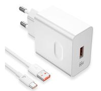 66W USB Chargeur Rapide pour Honor 200Lite 400 Magic7Lite,66W pour Super-Charge Chargeur avec 6A Câble USB C 1m pour Honor Magic6 6Pro Magic6 Lite pour Honor 90 400Lite 200 Pro X9d X8b X8d Pad X8a X9