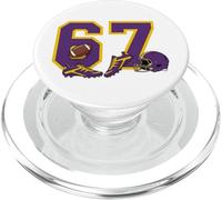 67 6 7 6/7 6-7 Meme Costumes Ice Cream Drips Casque de Football PopSockets PopGrip pour MagSafe