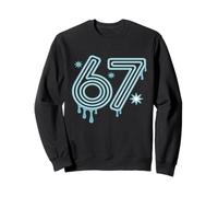 67, années 80 et 70, Meme Funny Six Seven Alpha Slang Sweatshirt