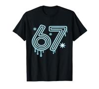 67, années 80 et 70, Meme Funny Six Seven Alpha Slang T-Shirt