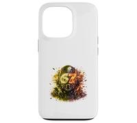 67 Art d'armure numérique Cyber Warrior Coque pour iPhone 13 Pro