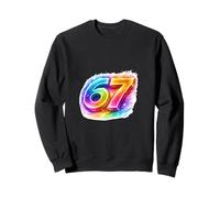 67 Art énergétique de la Galaxie Arc-en-Ciel Sweatshirt