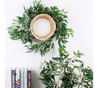 67" Artificielle Willow Vigne Plante verte Garland Couronne Feuilles Accrocher Décor de mariage Accessoires - Vert