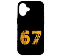 67 Bitcoin Crypto Circuit Style Number Design Graphique Coque pour iPhone 16