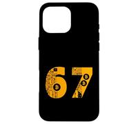 67 Bitcoin Crypto Circuit Style Number Design Graphique Coque pour iPhone 16 Pro Max