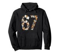 67 Chemise avec Chiens Meme Garçons Filles Chiots 67 Chien Six Seven Sweat à Capuche