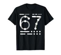67 Chemise, Morse Code 67 Kid Meme Six Seven Graphic Tees T-Shirt