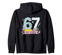 67 Chemise pour Les Enseignants de Sciences 6 7 Meme Science Six Seven Sweat à Capuche