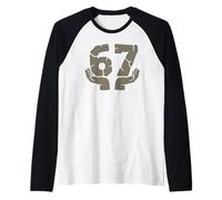 67 Chiffres d'art minimalistes Alpha Gen à Six Sept Mains Manche Raglan