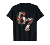 67 Christmas Meme Pyjama Holiday Gen Alpha Slang Six Seven T-Shirt Graphique avec Valeur