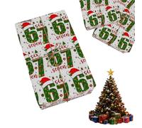 67 Christmas Wrapping Paper,67 Meme Wrap for Holiday, Party, Wrap Your Presents in Holiday Fun,for Friends and Coworkers (19.6 * 35.4 In,D)